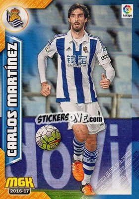 Sticker Carlos Martínez - Liga 2016-2017. Megacracks n. 411 - Panini