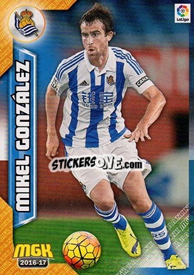 Sticker Mikel González - Liga 2016-2017. Megacracks n. 414 - Panini