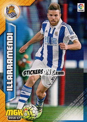 Sticker Illarramendi - Liga 2016-2017. Megacracks n. 417 - Panini