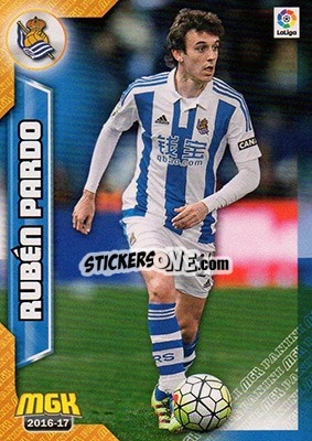 Sticker Rubén Pardo - Liga 2016-2017. Megacracks - Panini