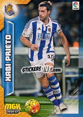 Cromo Xabi Prieto - Liga 2016-2017. Megacracks n. 420 - Panini