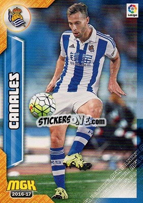 Sticker Canales - Liga 2016-2017. Megacracks n. 421 - Panini