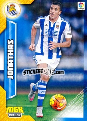 Sticker Jonathas - Liga 2016-2017. Megacracks - Panini