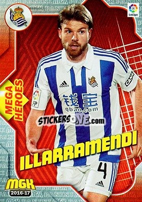 Sticker Illarramendi - Liga 2016-2017. Megacracks n. 431 - Panini