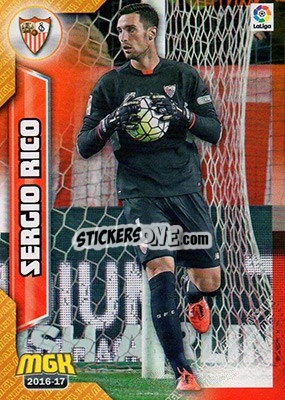 Sticker Sergio Rico - Liga 2016-2017. Megacracks - Panini