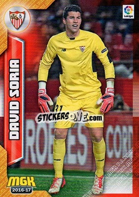 Sticker David Soria - Liga 2016-2017. Megacracks n. 436 - Panini