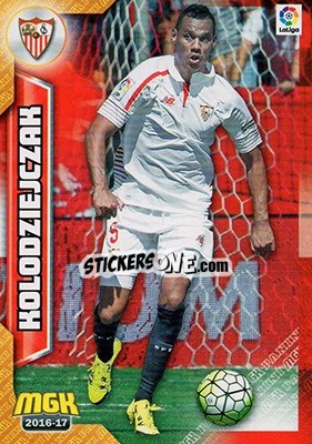 Sticker Kolodziejczak - Liga 2016-2017. Megacracks - Panini