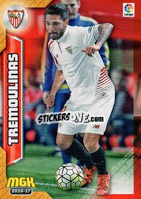 Cromo Benoît Trémoulinas - Liga 2016-2017. Megacracks n. 442 - Panini