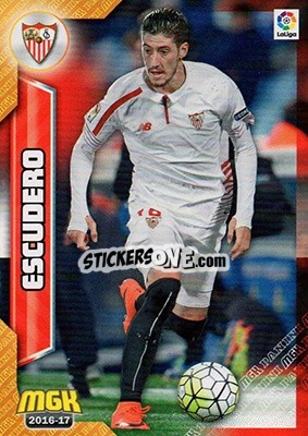 Cromo Escudero - Liga 2016-2017. Megacracks - Panini