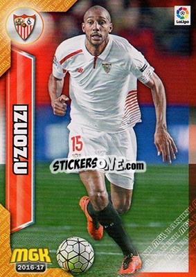 Sticker N'Zonzi - Liga 2016-2017. Megacracks n. 445 - Panini