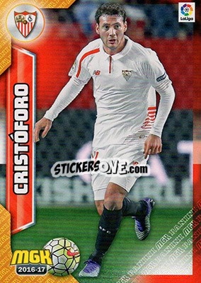 Sticker Cristóforo - Liga 2016-2017. Megacracks n. 446 - Panini