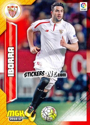 Sticker Iborra - Liga 2016-2017. Megacracks - Panini