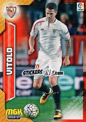 Sticker Vitolo - Liga 2016-2017. Megacracks n. 449 - Panini