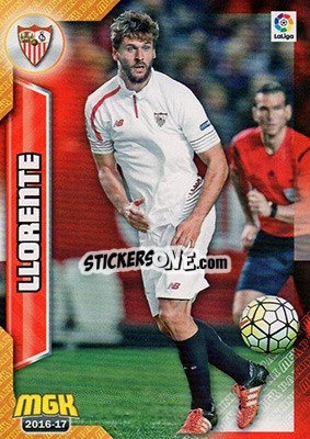 Sticker Fernando Llorente - Liga 2016-2017. Megacracks n. 452 - Panini