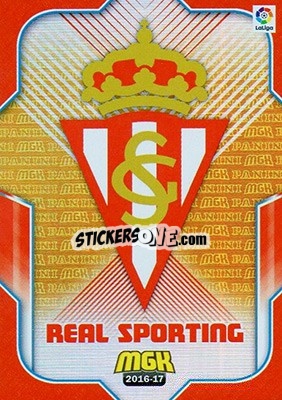 Sticker Escudo Sporting - Liga 2016-2017. Megacracks - Panini