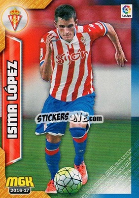 Cromo Isma López - Liga 2016-2017. Megacracks - Panini