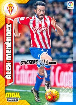 Sticker Álex Menéndez - Liga 2016-2017. Megacracks - Panini