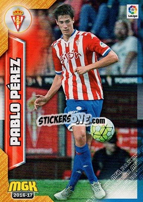 Sticker Pablo Pérez - Liga 2016-2017. Megacracks n. 474 - Panini
