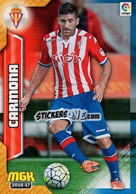 Sticker Carmona - Liga 2016-2017. Megacracks n. 475 - Panini