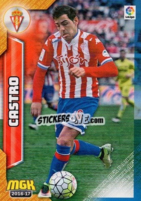 Sticker Castro - Liga 2016-2017. Megacracks - Panini