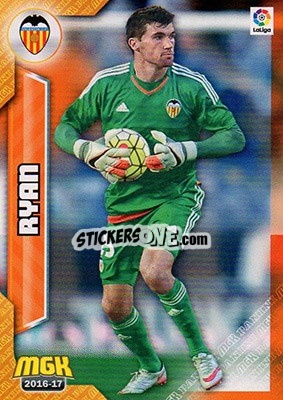 Sticker Mathew Ryan - Liga 2016-2017. Megacracks n. 489 - Panini