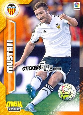 Sticker Mustafi - Liga 2016-2017. Megacracks n. 492 - Panini