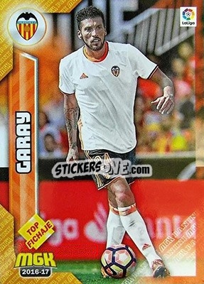 Sticker Garay - Liga 2016-2017. Megacracks - Panini