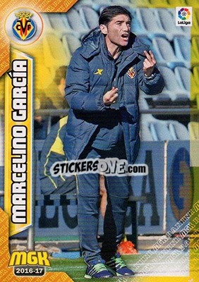 Sticker Marcelino García - Liga 2016-2017. Megacracks - Panini