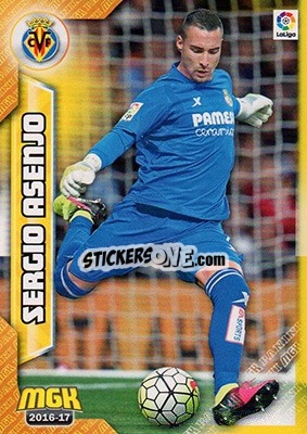 Cromo Sergio Asenjo - Liga 2016-2017. Megacracks - Panini