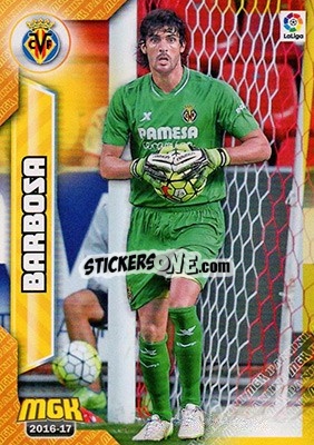 Sticker Barbosa - Liga 2016-2017. Megacracks - Panini