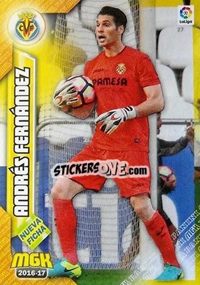 Sticker Andrés Fernández - Liga 2016-2017. Megacracks n. 517bis - Panini