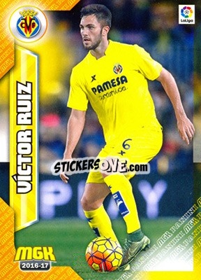 Sticker Víctor Ruiz - Liga 2016-2017. Megacracks - Panini