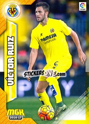 Sticker Víctor Ruiz - Liga 2016-2017. Megacracks n. 521 - Panini