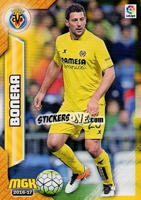 Sticker Bonera - Liga 2016-2017. Megacracks n. 522 - Panini