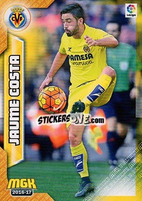 Sticker Jaume Costa - Liga 2016-2017. Megacracks n. 523 - Panini