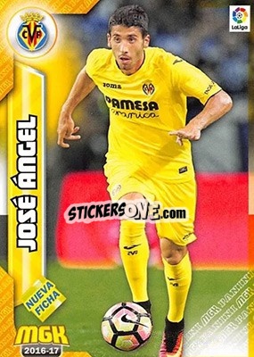 Sticker José Ángel - Liga 2016-2017. Megacracks n. 524bis - Panini