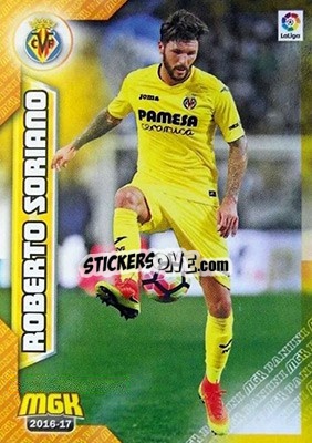 Sticker Roberto Soriano - Liga 2016-2017. Megacracks - Panini