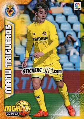 Sticker Manu Trigueros - Liga 2016-2017. Megacracks - Panini
