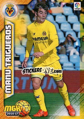 Sticker Manu Trigueros - Liga 2016-2017. Megacracks n. 528 - Panini