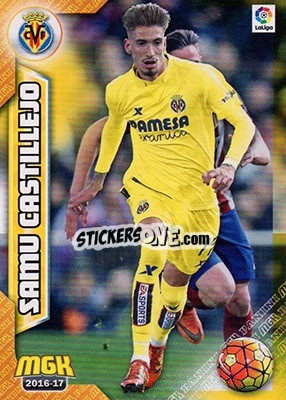 Cromo Samu Castillejo - Liga 2016-2017. Megacracks - Panini