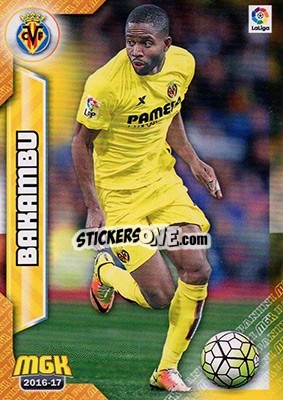 Sticker Bakambu - Liga 2016-2017. Megacracks n. 533 - Panini