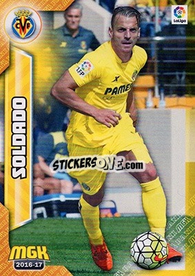Sticker Soldado - Liga 2016-2017. Megacracks n. 534 - Panini