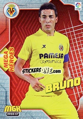 Cromo Bruno Soriano - Liga 2016-2017. Megacracks - Panini