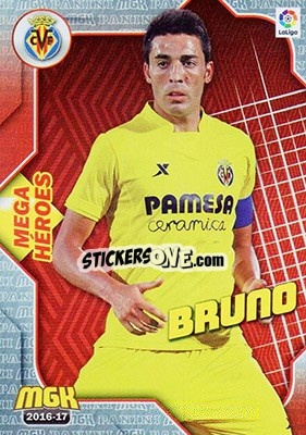 Figurina Bruno Soriano - Liga 2016-2017. Megacracks - Panini