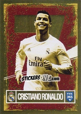 Sticker Cristiano Ronaldo (Real Madrid Cf) - FIFA 365: 2016-2017 n. 4 - Panini