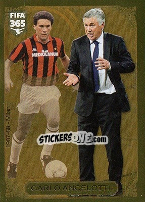 Sticker Carlo Ancelotti (Hall Of Fame - Yesterday & Today)
