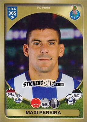 Sticker Maxi Pereira - FIFA 365: 2016-2017 n. 21 - Panini
