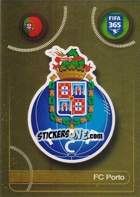 Sticker FC Porto logo - FIFA 365: 2016-2017 n. 23 - Panini