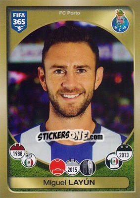Sticker Miguel Layún - FIFA 365: 2016-2017 n. 24 - Panini