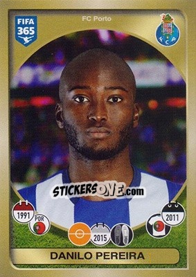 Sticker Danilo Pereira - FIFA 365: 2016-2017 n. 25 - Panini